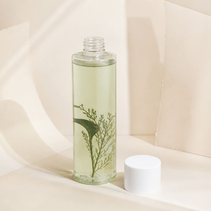 Editorial toner still-life for Anua Heartleaf 77% Soothing Toner
