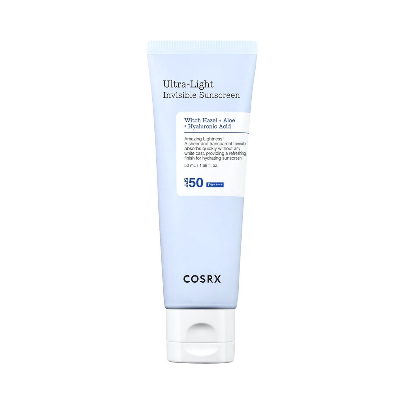 COSRX Ultra-Light Invisible Sunscreen SPF50 PA++++ product packshot