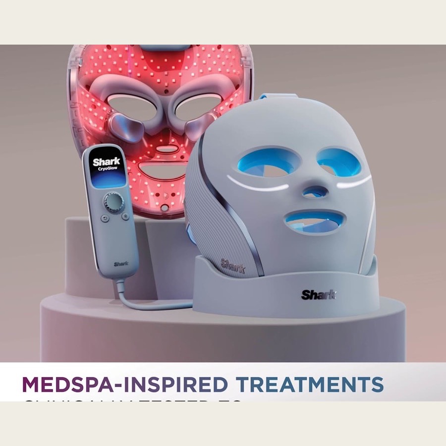 CryoGlow LED Face Mask by Shark Beauty, official product photograph
