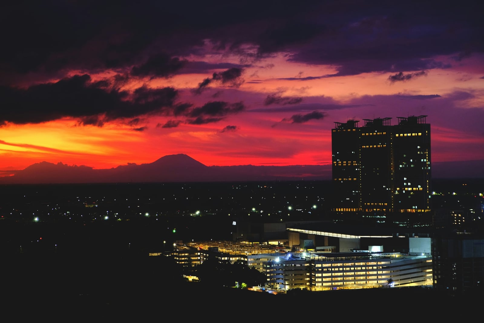 Sunset over BSD City, Tangerang