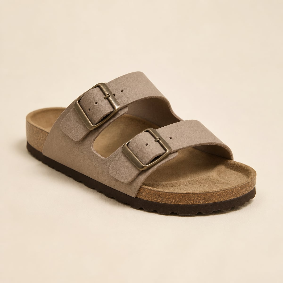 Editorial reference still-life — dual-strap sandal silhouette study