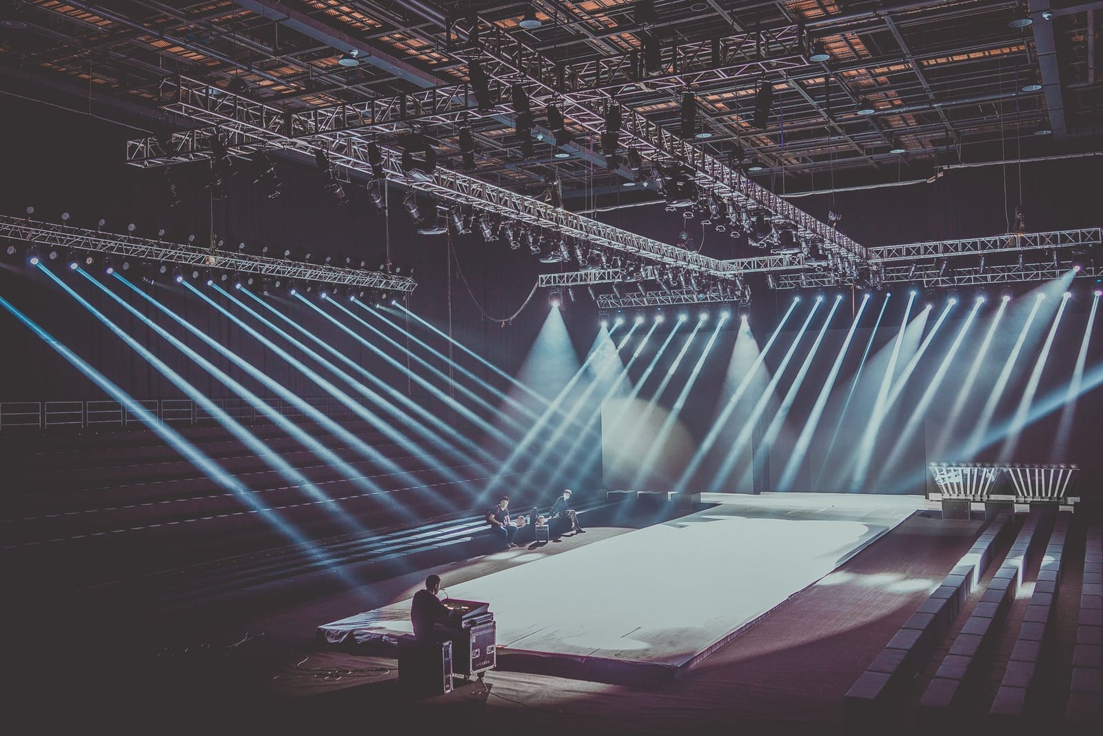 Empty runway (editorial scene)