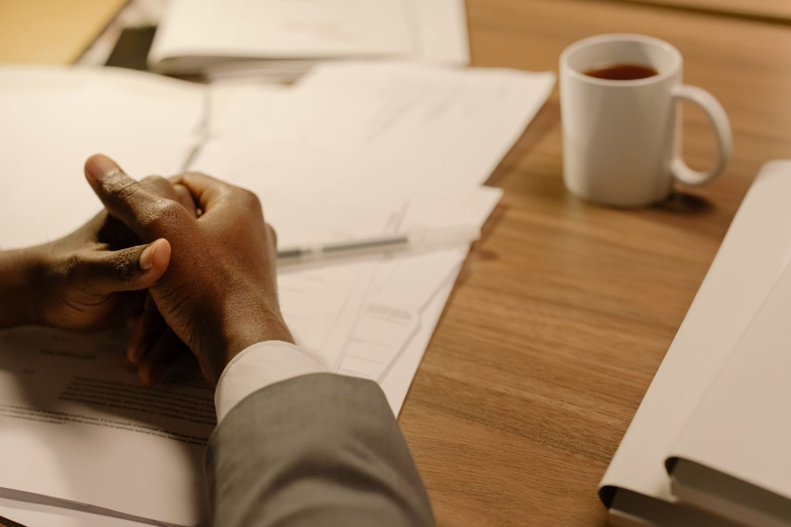 Family paperwork (editorial scene)